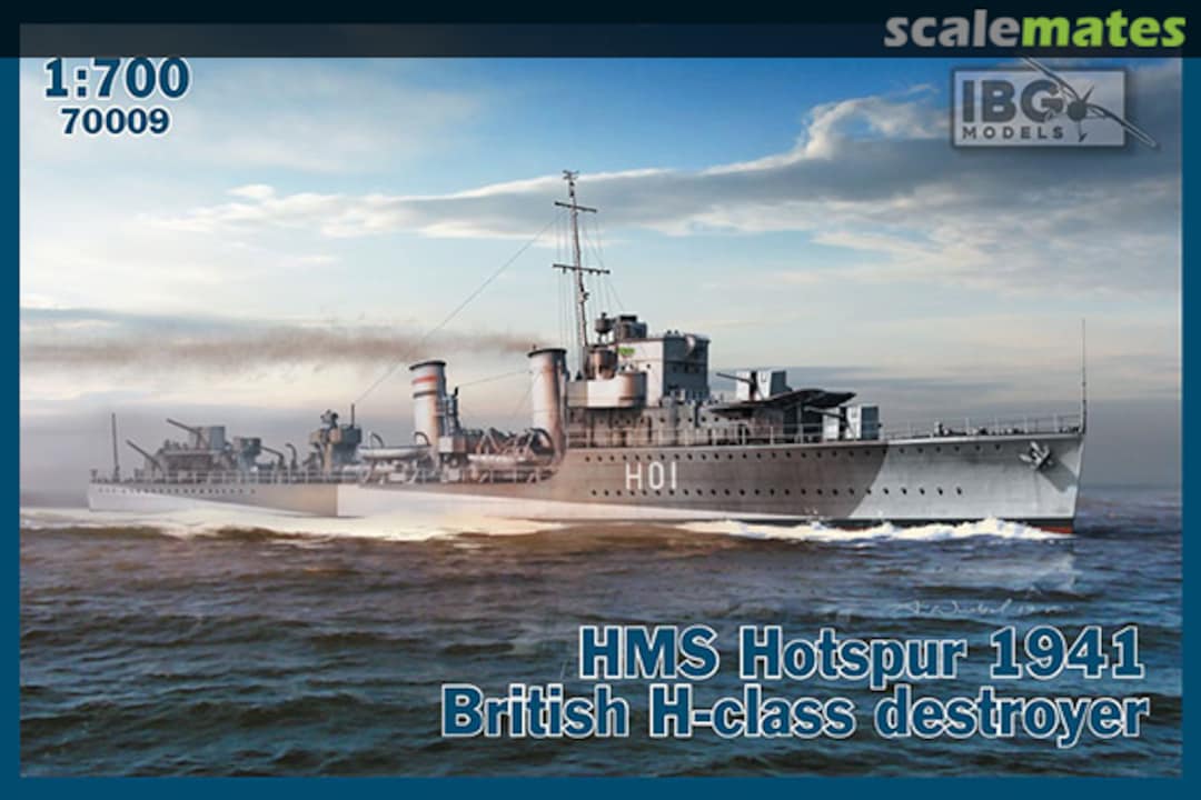 Boxart HMS Hotspur 1941 70009 IBG Models Boxart HMS Hotspur 1941 70009 IBG Models