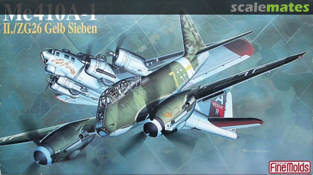 Boxart Me410A-1 II./ZG26 Gelb Sieben FP11 Fine Molds Boxart Me410A-1 II./ZG26 Gelb Sieben FP11 Fine Molds