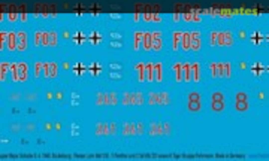 1:87 Kampfgruppe Major Schulze 8.4.1945 Bückeburg, Pz. Lehr Abt 130 (Peddinghaus-Decals 87 3765) 87 3765