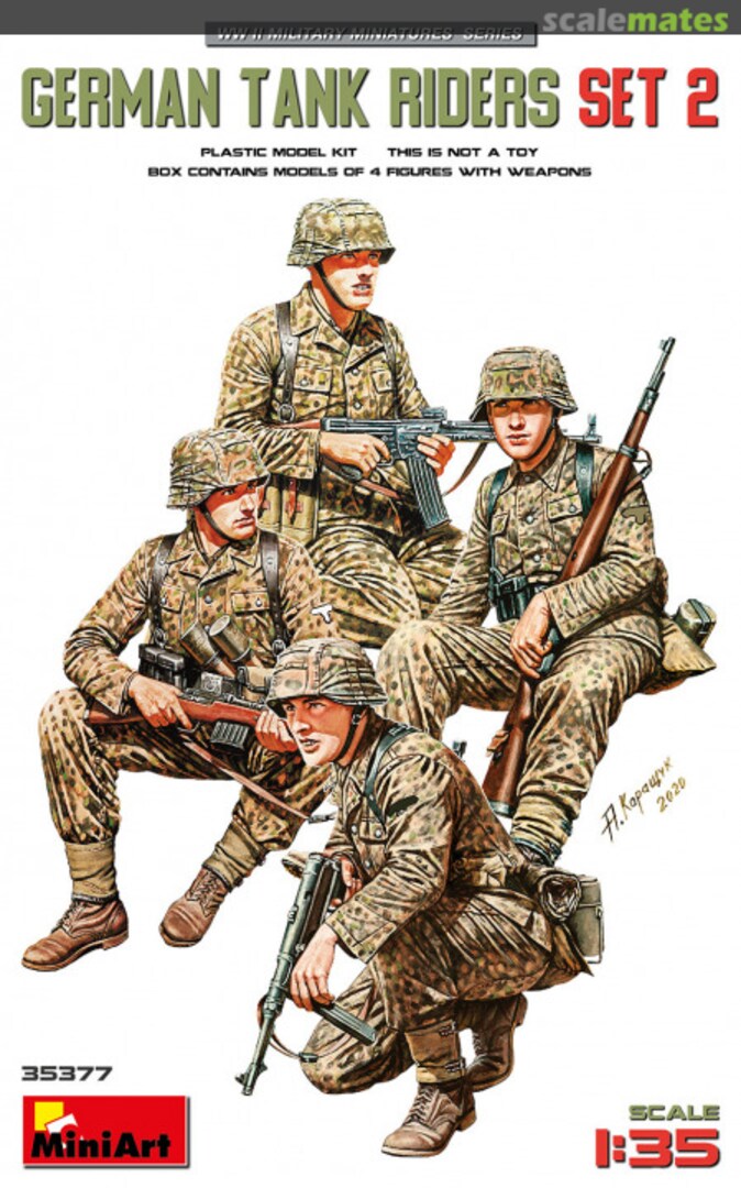 Boxart Tank Riders Set 2 35377 MiniArt