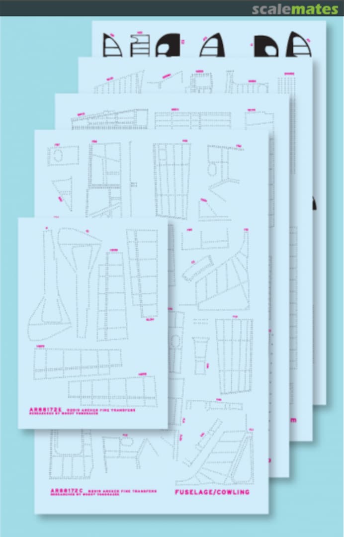 Boxart Fw190 Rivet Panel Skins Set AR88176 Archer Boxart Fw190 Rivet Panel Skins Set AR88176 Archer