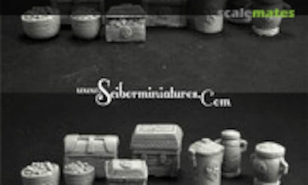 No Dwarven Treasure set #1 (8 pcs) (Scibor Monsterous Miniatures TEDW0010) TEDW0010