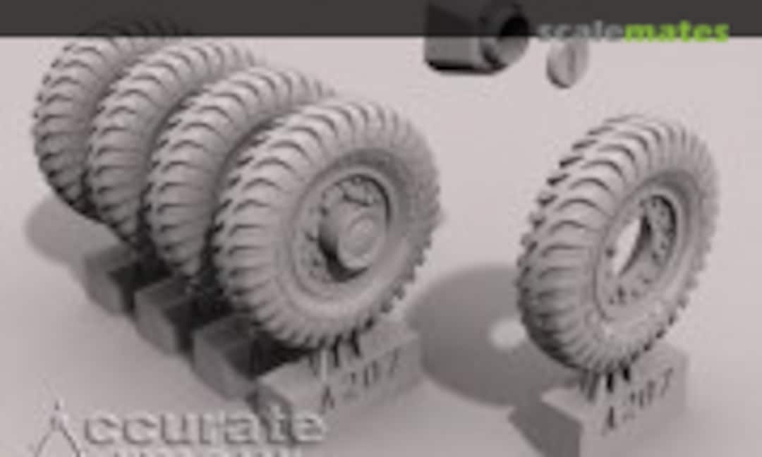 1:35 Ferret Wheel Set Trakgrip Style A (Accurate Armour A207) A207