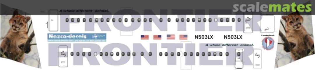 Boxart Dash-8 Linx/ Frontier D8-400-05 Nazca decals Boxart Dash-8 Linx/ Frontier D8-400-05 Nazca decals