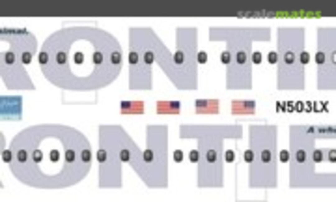 1:144 Dash-8 Linx/ Frontier (Nazca decals D8-400-05) D8-400-05