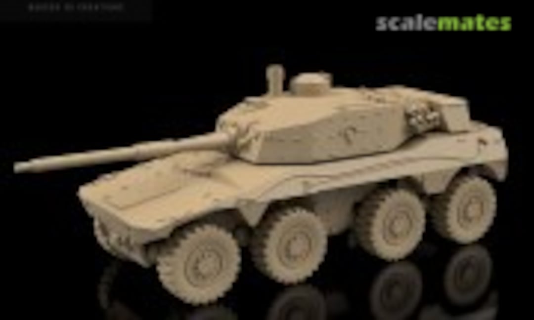 1:100 South African Rooikat 76 (Badger 3D )