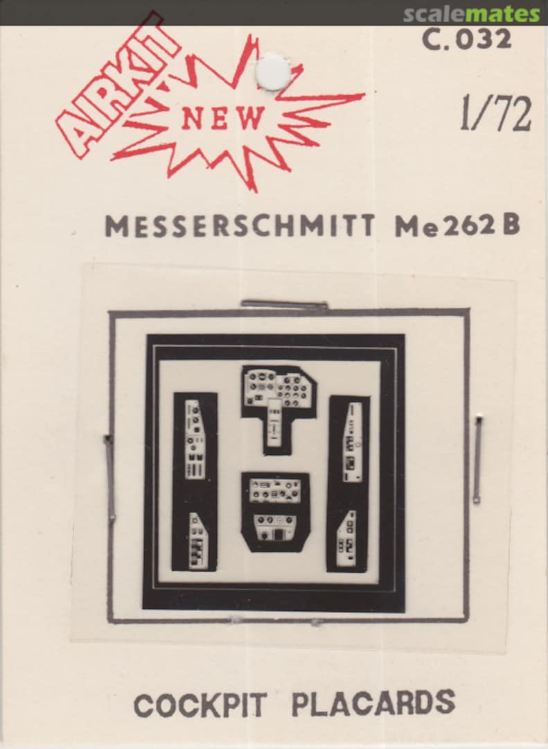 Boxart Messerschmitt Me 262B C.032 Airkit Boxart Messerschmitt Me 262B C.032 Airkit