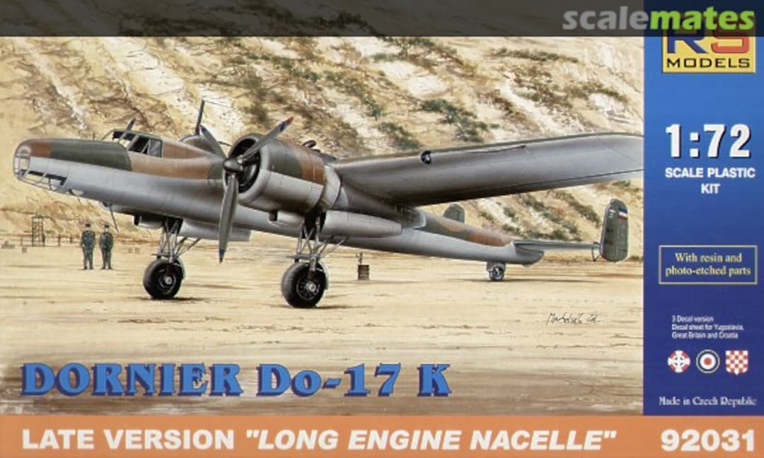 Boxart Dornier Do-17 K 92031 RS Models Boxart Dornier Do-17 K 92031 RS Models