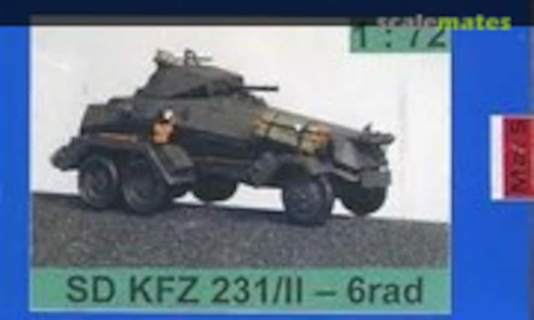 1:72 Sdkfz 231/ II - 6 Rad (MarS 7207)
