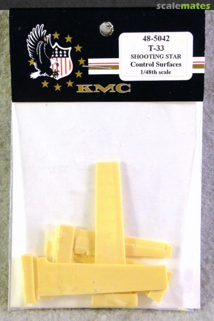 Boxart Lockheed T-33 Shooting Star Control Surfaces 48-5042 KMC Boxart Lockheed T-33 Shooting Star Control Surfaces 48-5042 KMC