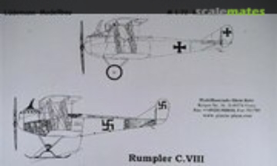 1:72 Rumpler C.VIII (Lüdemann-Modellbau LR110) LR110
