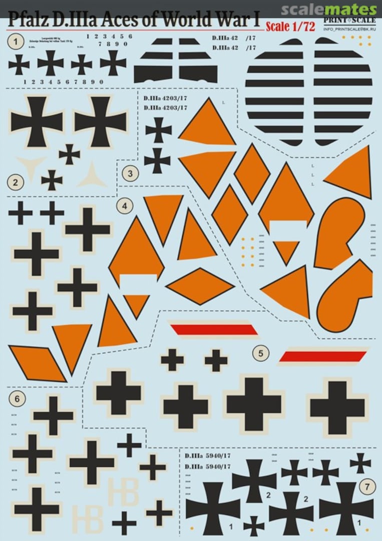 Boxart Pfalz D.IIIa Aces of World War I 72-253 Print Scale Boxart Pfalz D.IIIa Aces of World War I 72-253 Print Scale