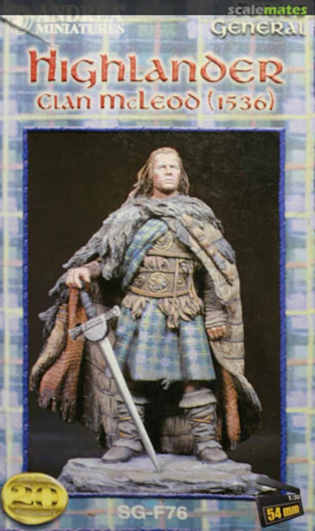 Boxart Highlander Clan McLeod (1536) SG-F76 Andrea Miniatures Boxart Highlander Clan McLeod (1536) SG-F76 Andrea Miniatures