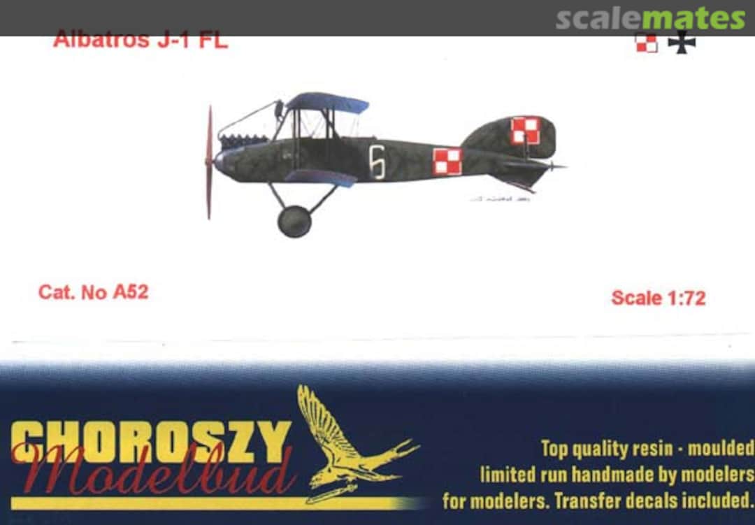 Boxart Albatros J-1 FL A52 Choroszy Modelbud Boxart Albatros J-1 FL A52 Choroszy Modelbud