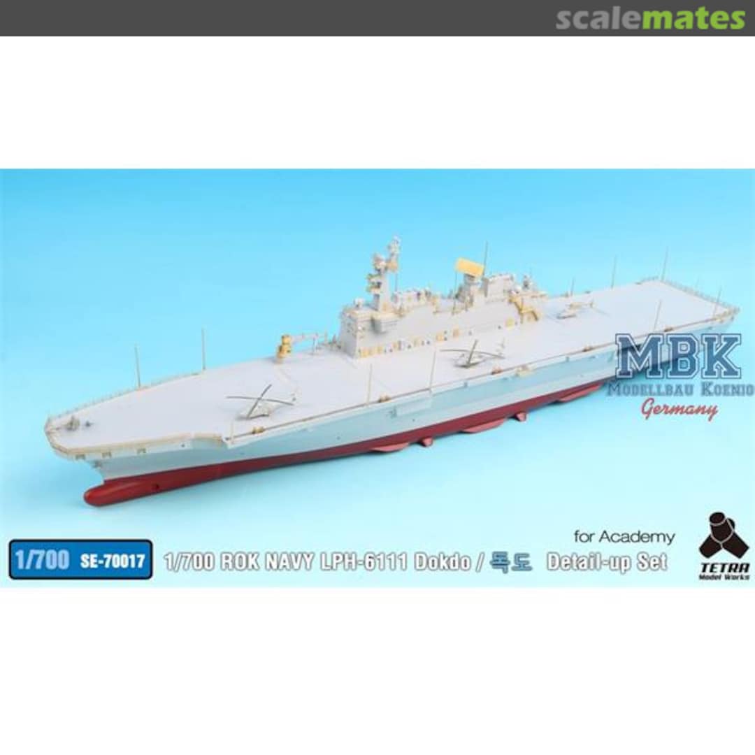 Boxart ROK NAVY LPH-6111 Dokdo Detail-up Set SE-70017 Tetra Model Works