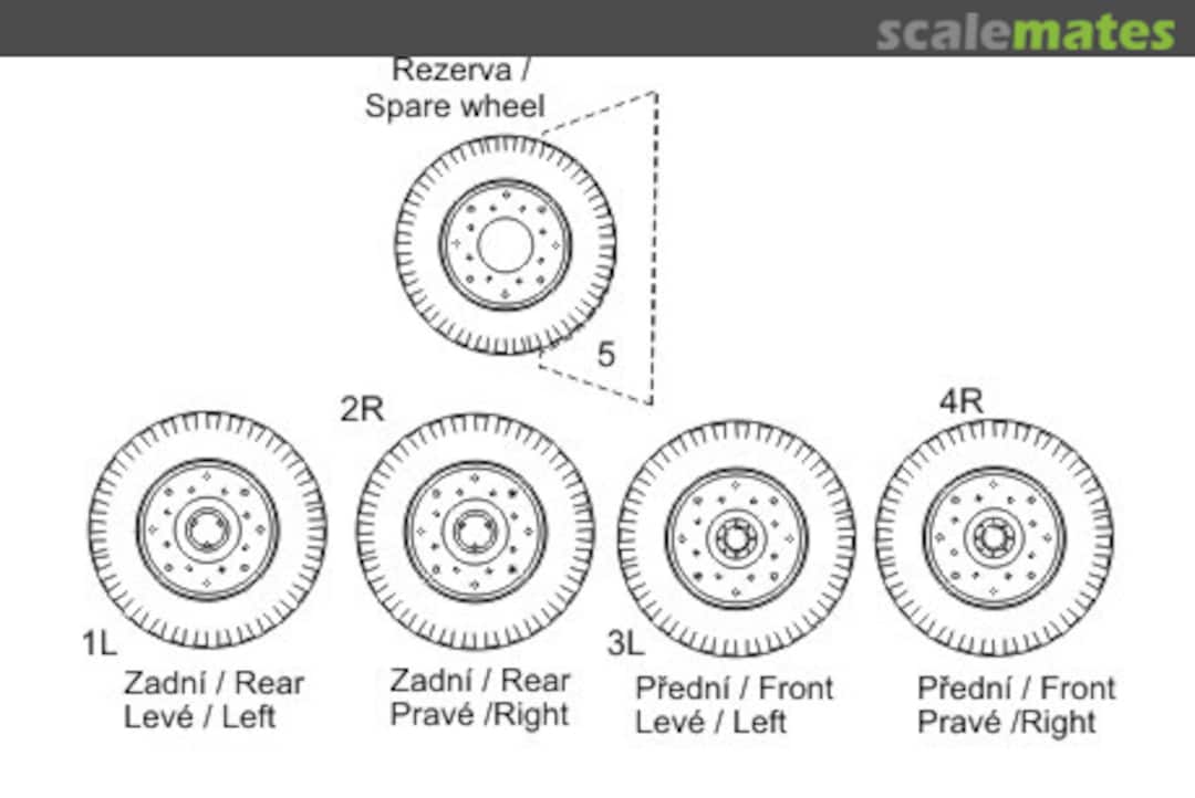 Boxart Chevr. 15cwt4x2 Canada wheels 9x16 Cros. (Firestone) B35003 CMK Boxart Chevr. 15cwt4x2 Canada wheels 9x16 Cros. (Firestone) B35003 CMK