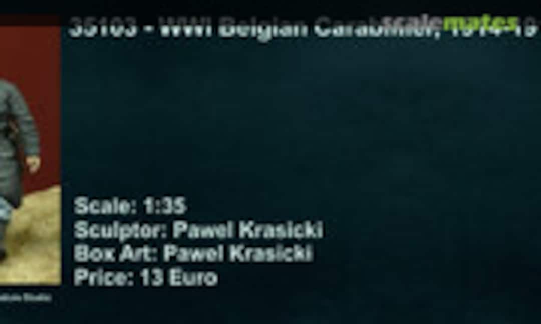 1:35 WWI Belgian Carabinier - 1914-1915 (D-Day Miniature Studio 35103) 35103