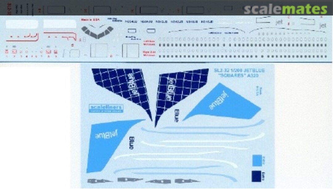 Boxart Airbus A320 SL2-32 Scaleliners Decals Boxart Airbus A320 SL2-32 Scaleliners Decals