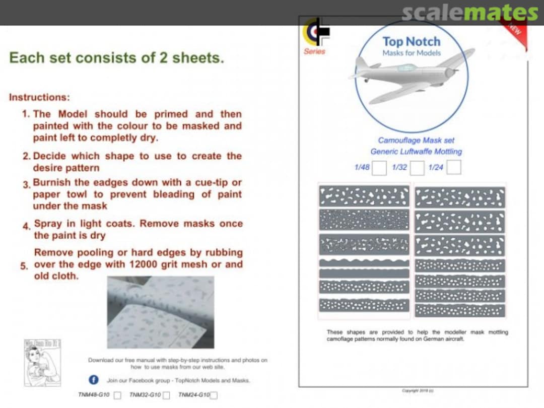 Boxart Generic Luftwaffe Mottling TNM48-G10 TopNotch