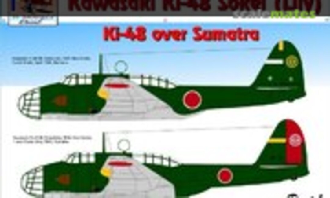 1:72 Kawasaki Ki-48 Sokei (Lily) Ki-48 over Sumatra Part 1 (H-Models Decals HMD72105) HMD72105
