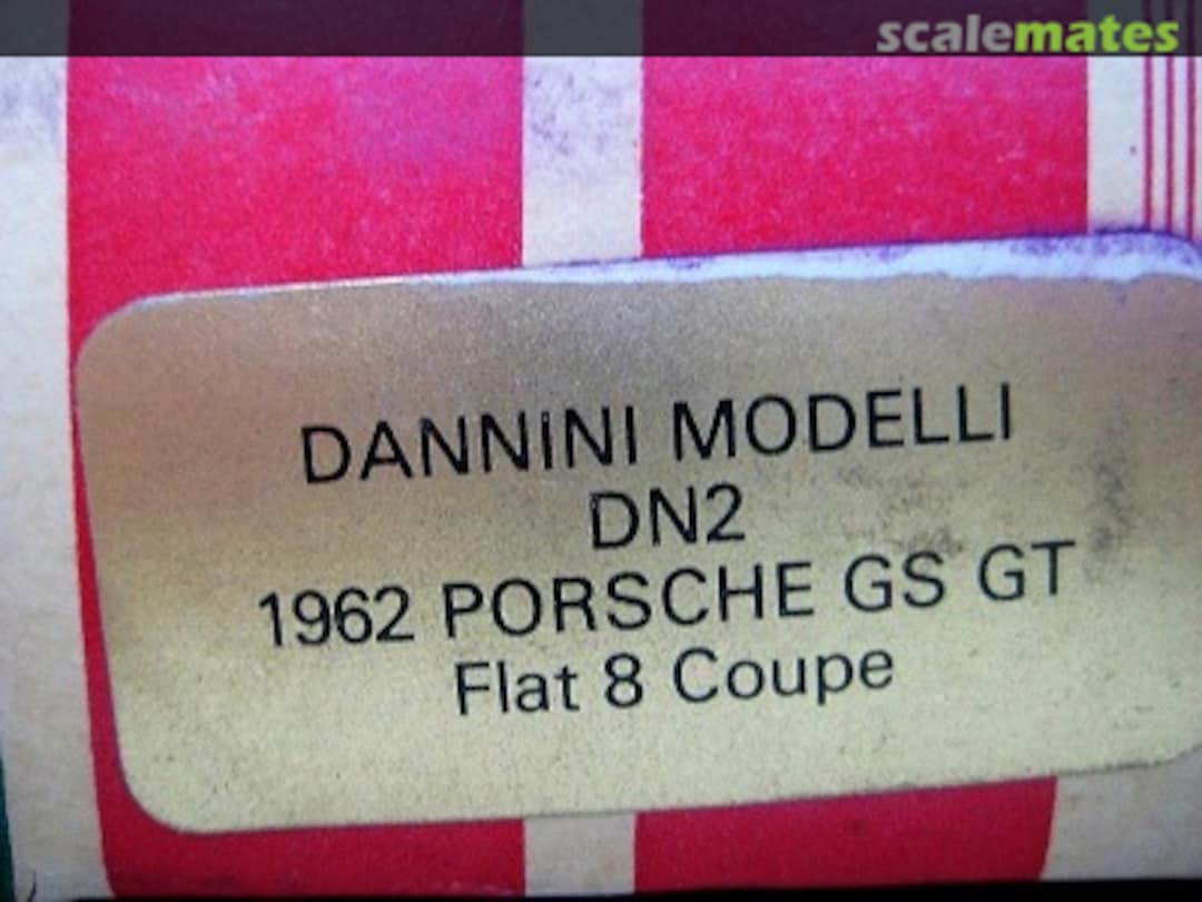 Boxart Porsche 356 B GS-GT DN2 Dannini Modelli Boxart Porsche 356 B GS-GT DN2 Dannini Modelli