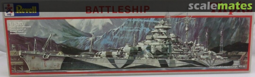 Boxart Battleship Tirpitz H-5042 Revell/ceji Boxart Battleship Tirpitz H-5042 Revell/ceji