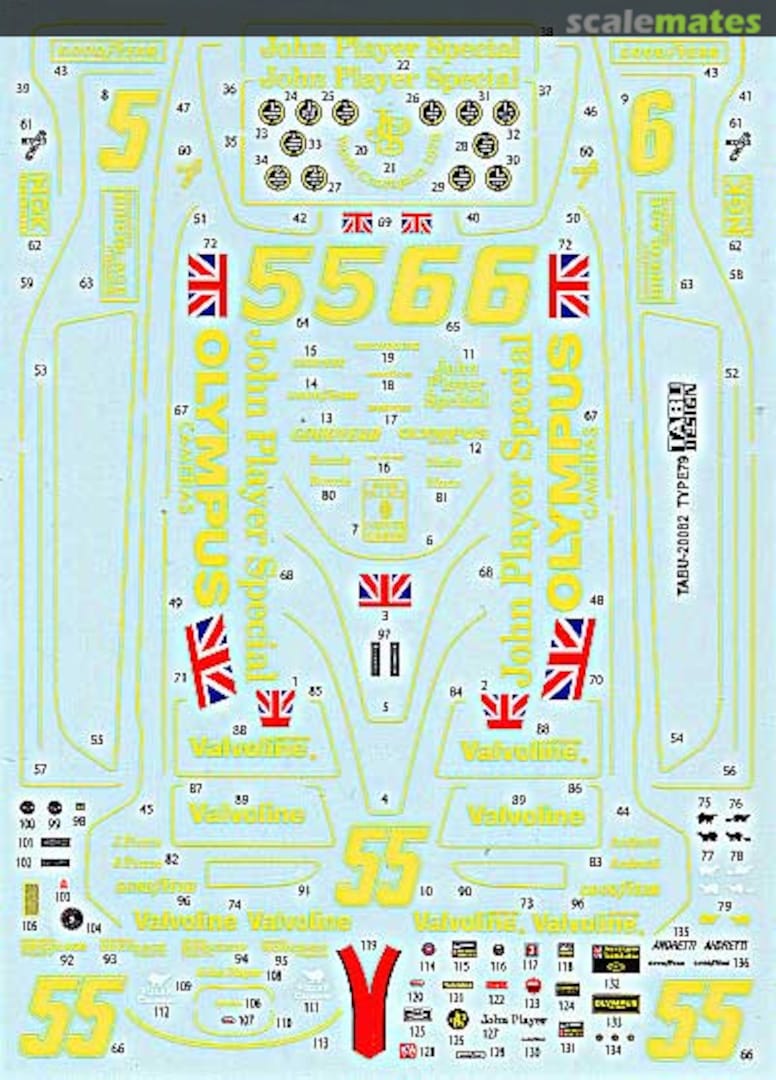 Boxart Lotus 79 Ford TABU20082 Tabu Design Boxart Lotus 79 Ford TABU20082 Tabu Design