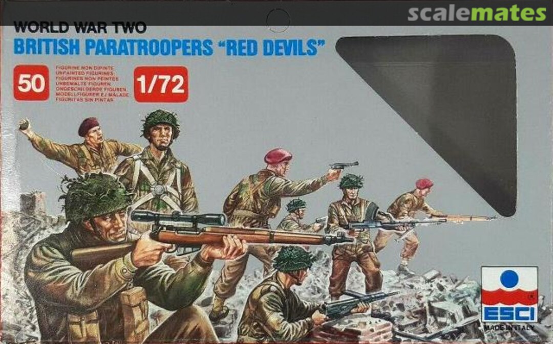 Boxart British Paratroopers "Red Devils" 208 ESCI Boxart British Paratroopers "Red Devils" 208 ESCI