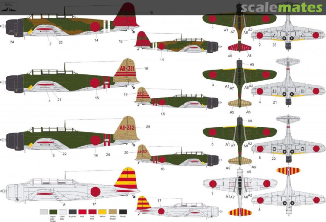 Contents Nakajima B5N2 Type 97 Kate MNFDL48050 ROP o.s. Contents Nakajima B5N2 Type 97 Kate MNFDL48050 ROP o.s.