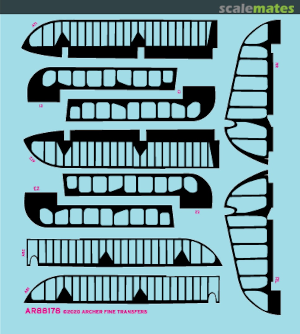 Boxart Fw190 Control Surfaces Upgrade Set AR88178 Archer Boxart Fw190 Control Surfaces Upgrade Set AR88178 Archer