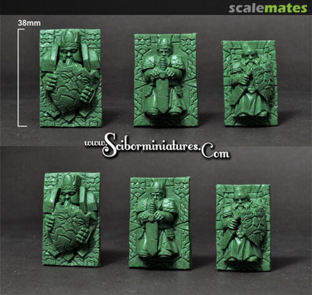 Boxart Dwarven Tombstones (3 pcs) TEDW0021 Scibor Monsterous Miniatures Boxart Dwarven Tombstones (3 pcs) TEDW0021 Scibor Monsterous Miniatures
