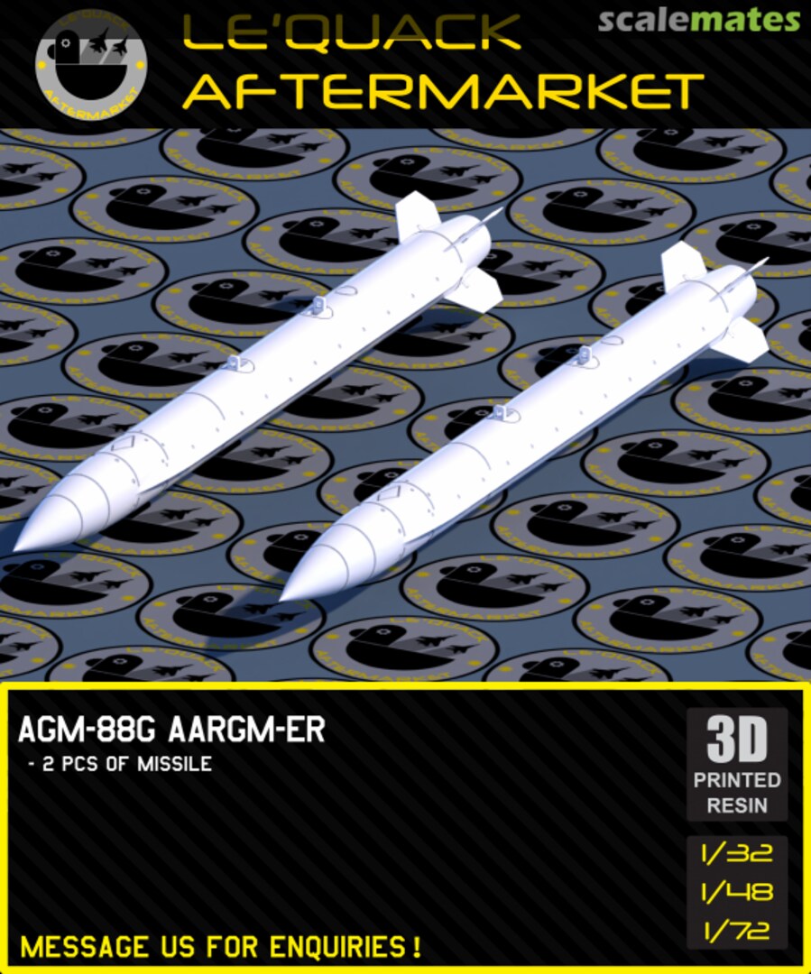 Boxart AGM-88G AARGM-ER 1/72 Le'Quack Aftermarket Boxart AGM-88G AARGM-ER 1/72 Le'Quack Aftermarket