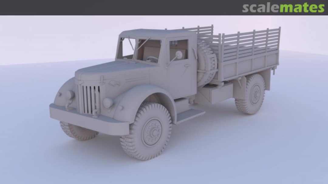 Boxart Flatbed body for MAZ-502 157 Scalemodels72 Boxart Flatbed body for MAZ-502 157 Scalemodels72