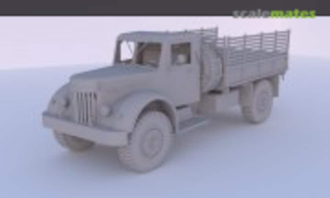 1:72 Flatbed body for MAZ-502 (Scalemodels72 157) 157