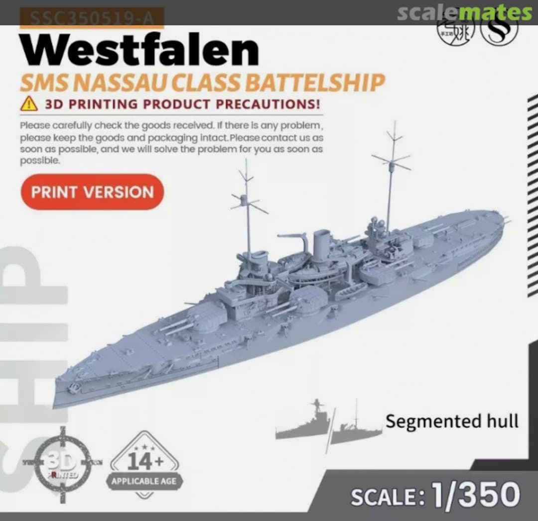 Boxart Westfalen SSC350519-A SSMODEL Boxart Westfalen SSC350519-A SSMODEL