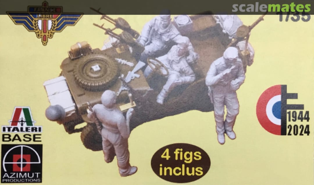 Boxart Jeep commando France Libre Azimut Boxart Jeep commando France Libre Azimut