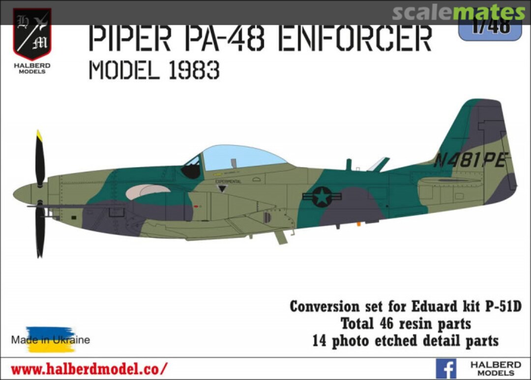 Boxart Piper PA-48 Enforcer Halberd Models Boxart Piper PA-48 Enforcer Halberd Models