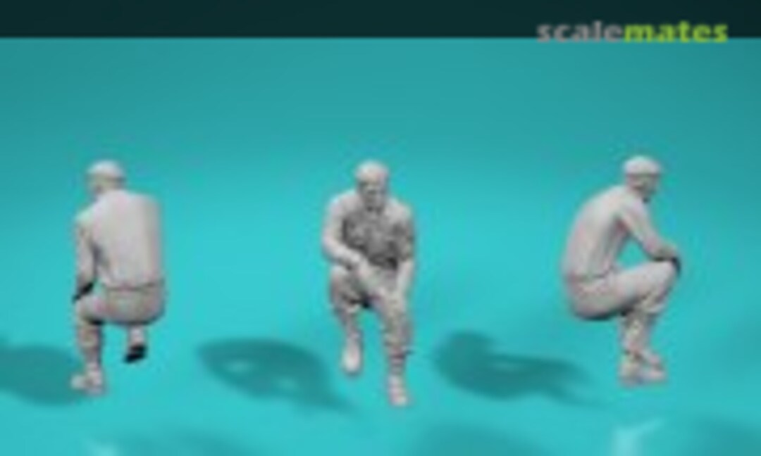 1:72 World War II Music - American Soldier - Pose No. 2 (EMP3d 99201196-72) 99201196-72