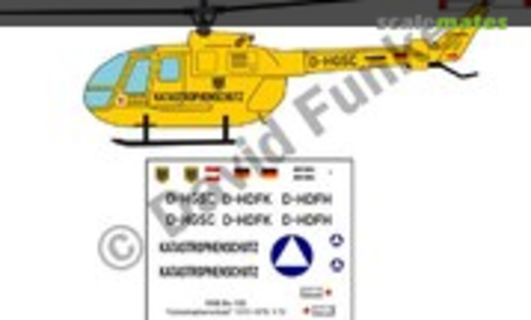 1:72 MBB Bo-105C "Katastrophenschutz" (DF HeloStuff DF10172) DF10172