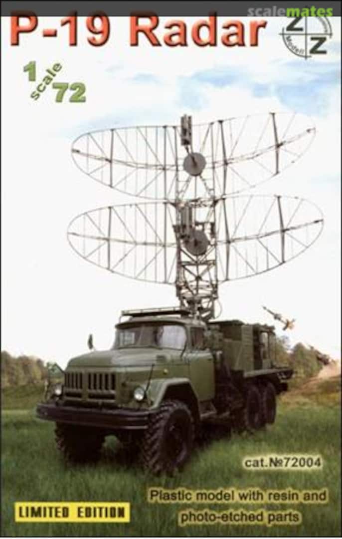 Boxart P-19 Soviet Radar Vehicle 72004 ZZ Exclusive Modell Boxart P-19 Soviet Radar Vehicle 72004 ZZ Exclusive Modell
