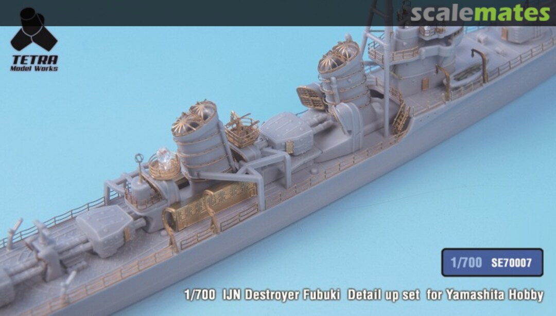 Boxart IJN Destroyer Fubuki 1941 Detail Up Set SE-70007 Tetra Model Works Boxart IJN Destroyer Fubuki 1941 Detail Up Set SE-70007 Tetra Model Works