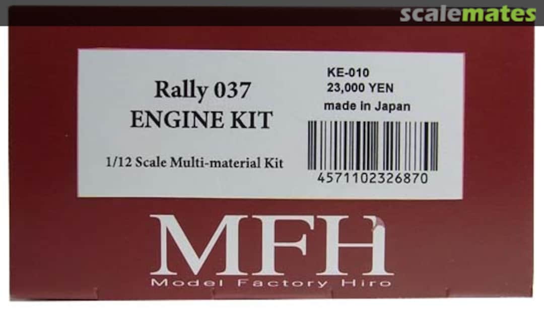 Boxart Lancia 037 engine KE-010 Model Factory Hiro Boxart Lancia 037 engine KE-010 Model Factory Hiro