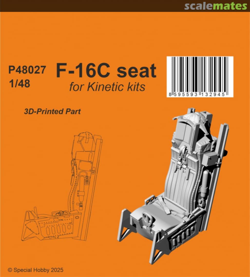 Boxart F-16C Seat P48027 CMK Boxart F-16C Seat P48027 CMK