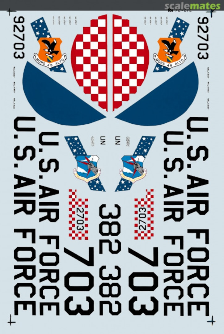 Boxart B-36H & RB-36F 72-272 Microscale