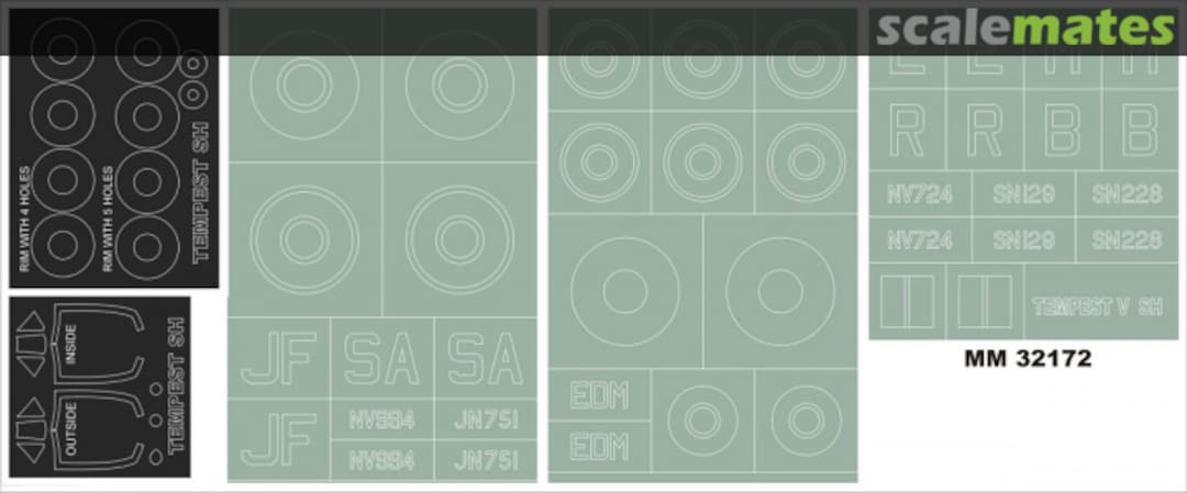 Boxart Hawker Tempest Mk.V MM32172 Montex Boxart Hawker Tempest Mk.V MM32172 Montex