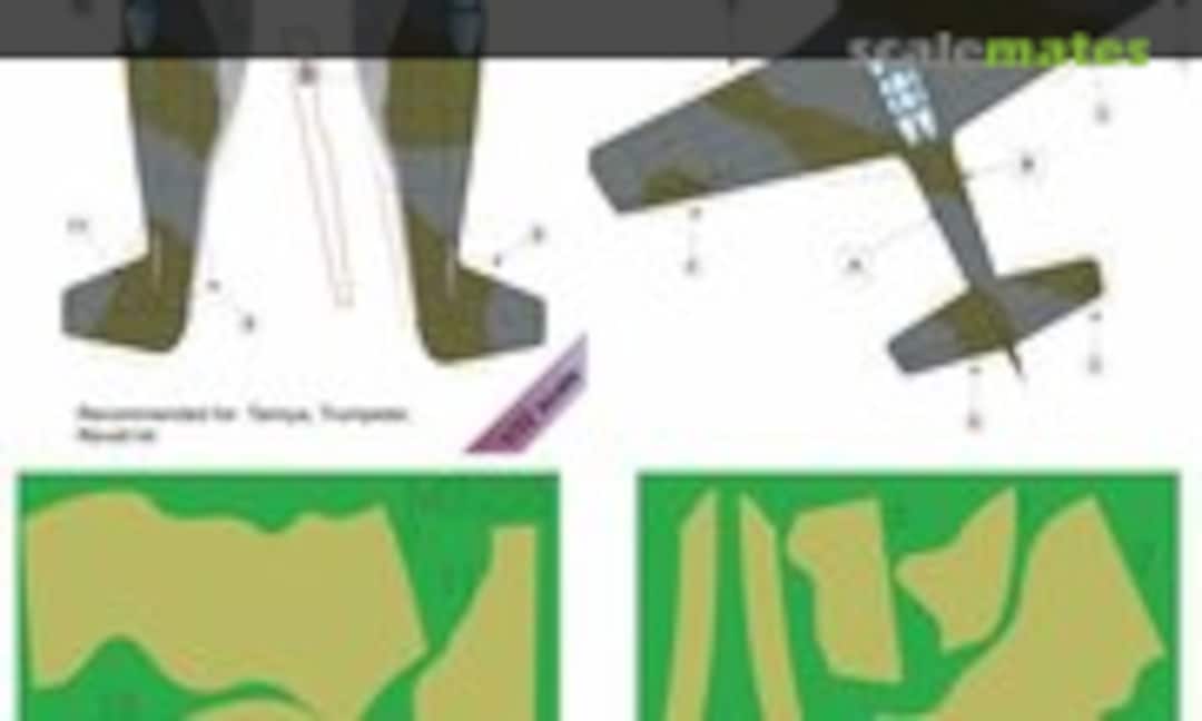 1:32 N.A. Mustang Mk.III - RAF Pt.1 Camouflage Painting Mask (LF Models M3235) M3235