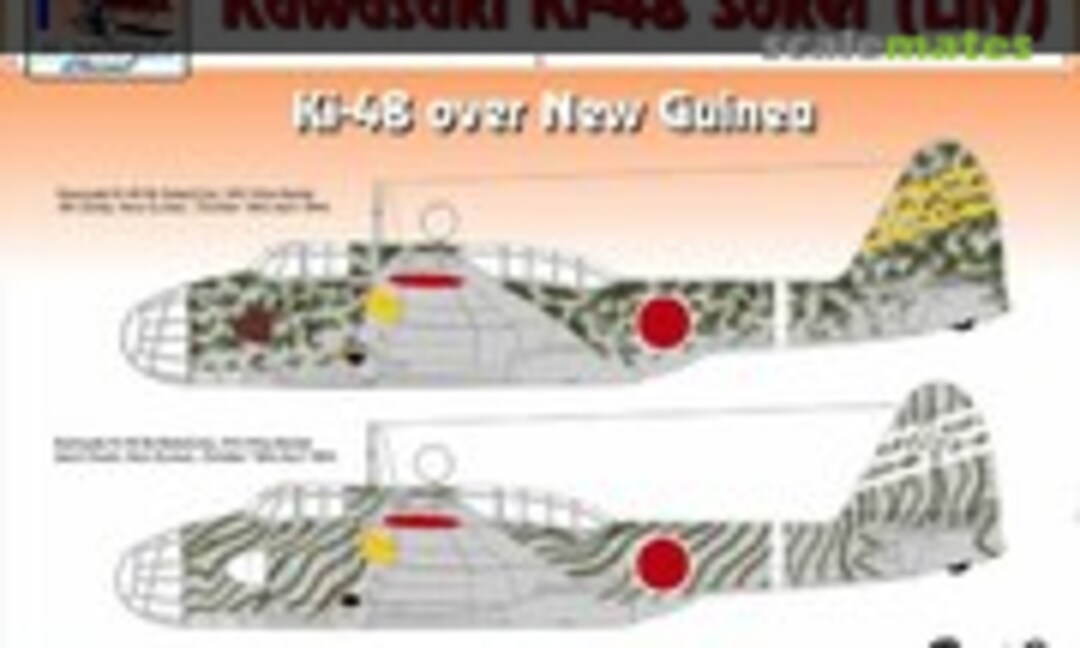 1:72 Kawasaki Ki-48 Sokei (Lily) Ki-48 over New Guinea Part 3 (H-Models Decals HMD72103) HMD72103