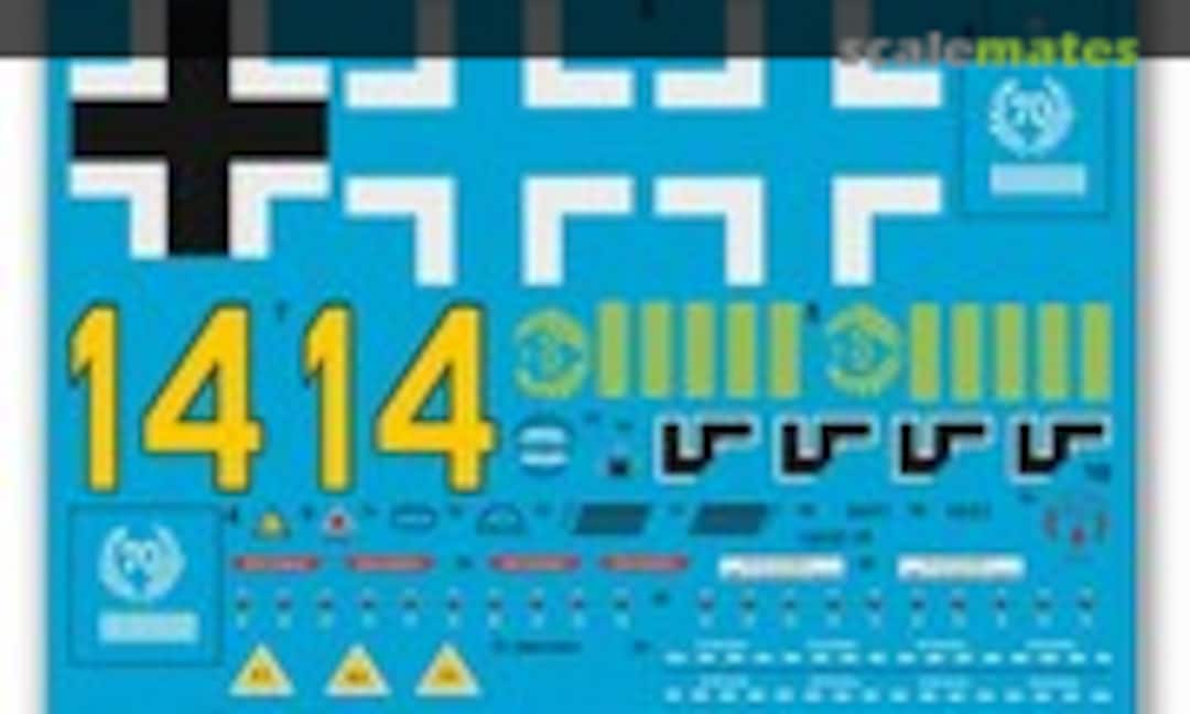 1:24 BF 109 F Hans Joachim Marseille (Peddinghaus-Decals EP 1337) EP 1337