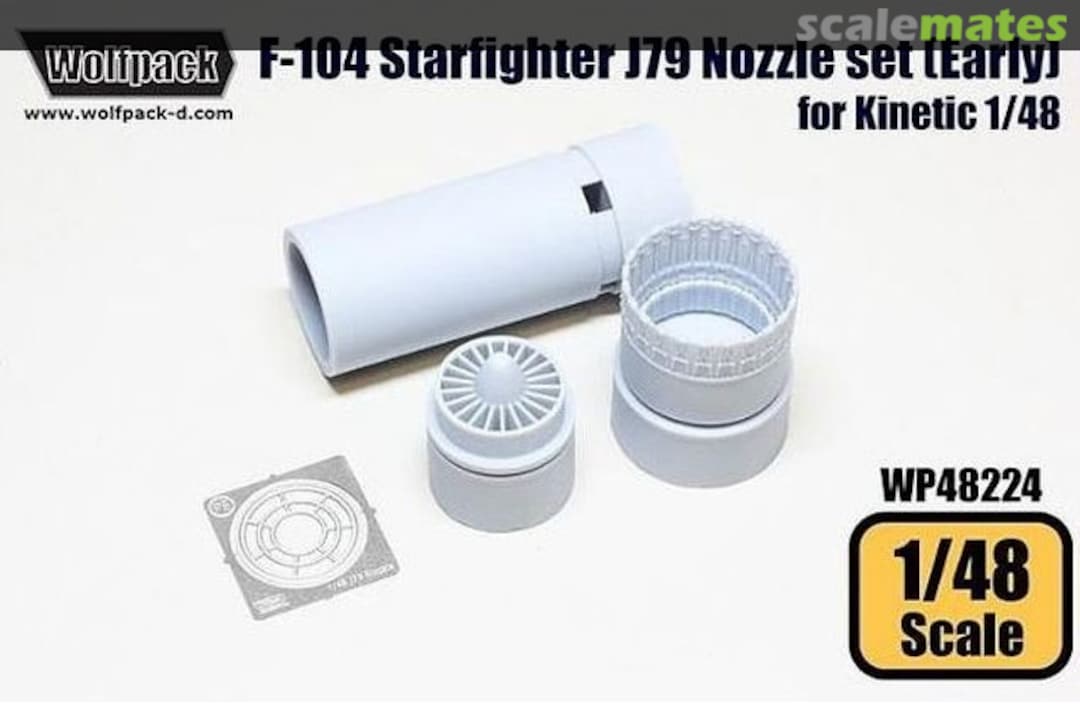 Boxart F-104 Starfighter J79 Engine Nozzle set - Early Ver. WP48224 Wolfpack Boxart F-104 Starfighter J79 Engine Nozzle set - Early Ver. WP48224 Wolfpack