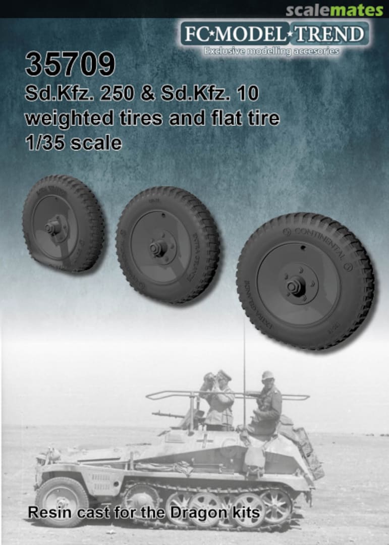 Boxart Sd.Kfz.250 Weighted wheels 35709 FC Model Trend Boxart Sd.Kfz.250 Weighted wheels 35709 FC Model Trend